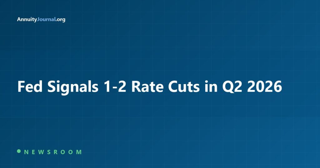 Fed Signals 1-2 Rate Cuts in Q2 2026 - AnnuityJournal