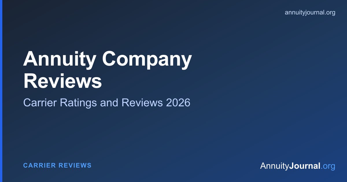 Annuity Company Reviews (2026)