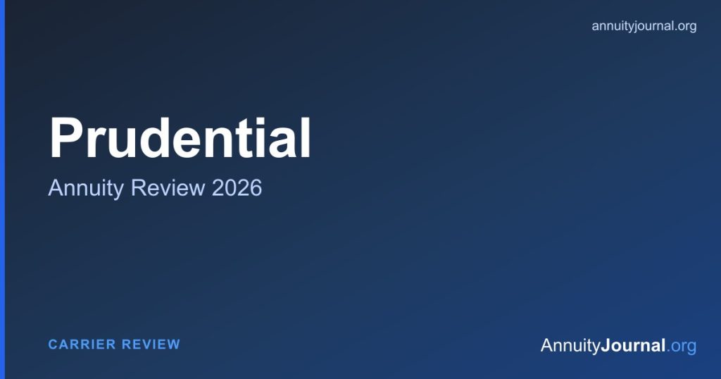 Prudential annuity review 2026 - rates, products and AM Best ratings