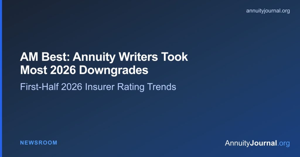 AM Best: Insurer Upgrades Outpaced Downgrades in 2026, but Annuity Writers Took Most Cuts
