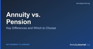Annuity vs pension: key differences and how to choose between a pension lump sum and monthly payments